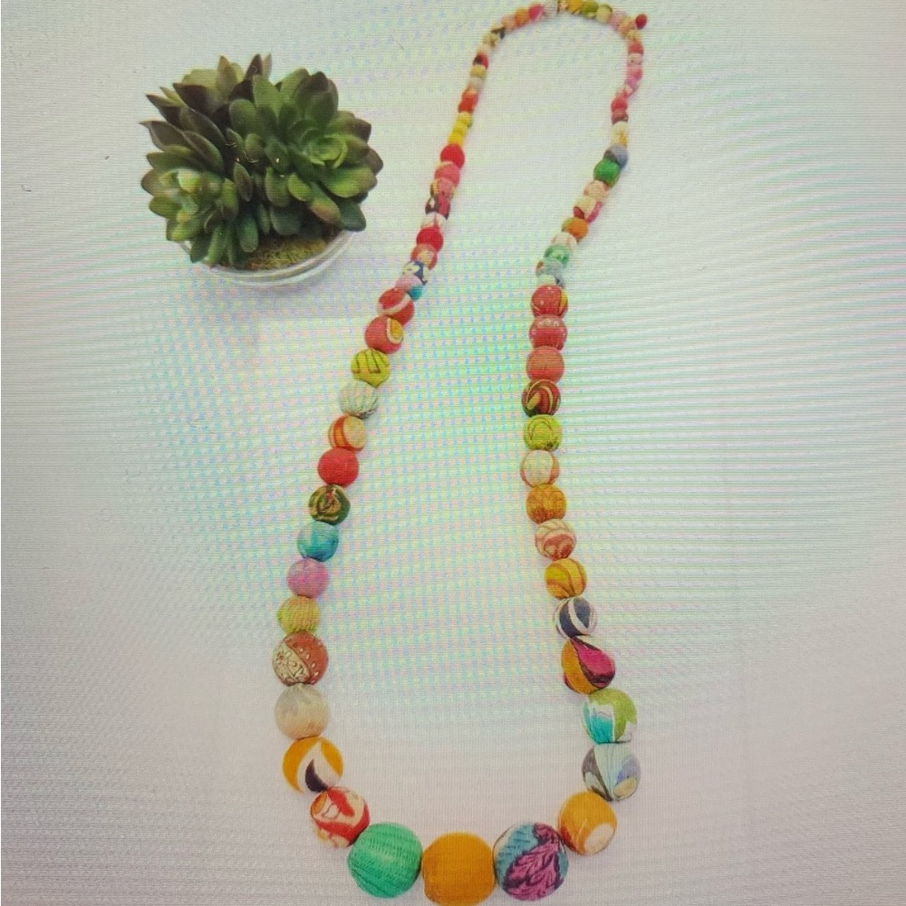 Kantha Kali Necklace - Picture 2 of 4